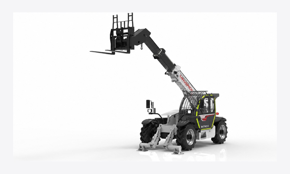 Maverick MVT4010 mining and construction telehandler — 4,000 kg capacity, 9.65 m lift height